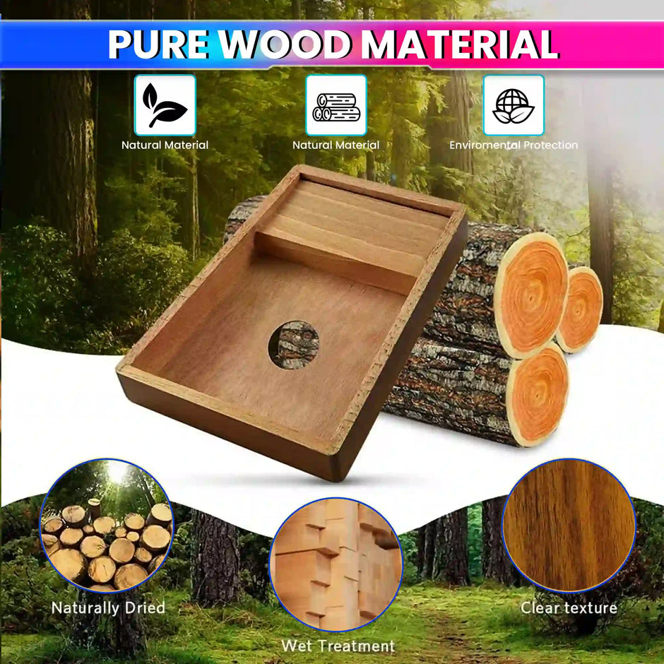 17-Key Kalimba Thumb Piano Maple + Walnut Dual-Tone Wood Wedge Bass Design Soft-Touch Keys