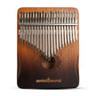 Thumb Piano, Musical Instrument Kalimba with Engraved Notes and Tuning Hammer