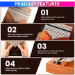 Thumb Piano, Musical Instrument Kalimba with Engraved Notes and Tuning Hammer