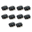 Pack of 10 Micro Limit Switches 5A 250V AC, 3-Pin SPDT (1NO + 1NC) Compact Black Limit Switch