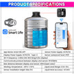 WiFi Smart Water Tank Level Monitor with App Alerts |  IP65 Waterproof Sensor