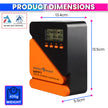 20A MPPT Solar Charge Controller with 98% Efficiency Lithium Batteries Regulator 5V/3A USB Port