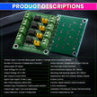 4-Channel Optocoupler Isolation & Level Converter Module, 3.3–24V Input to 3–30V Output