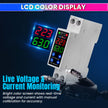 63A 18mm Digital Voltage Protector | Dual Display | Auto Recovery | 230VAC (13.8kW)