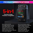 5-in-1 Smart Electrical Protection & Energy Meter Over/Under Voltage, 63A Overcurrent Protection