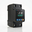 Automatic Over/Under Voltage and Overload Protection Device 63A DIN-Rail with LED Display Adjustable Reconnect & Auto Recovery