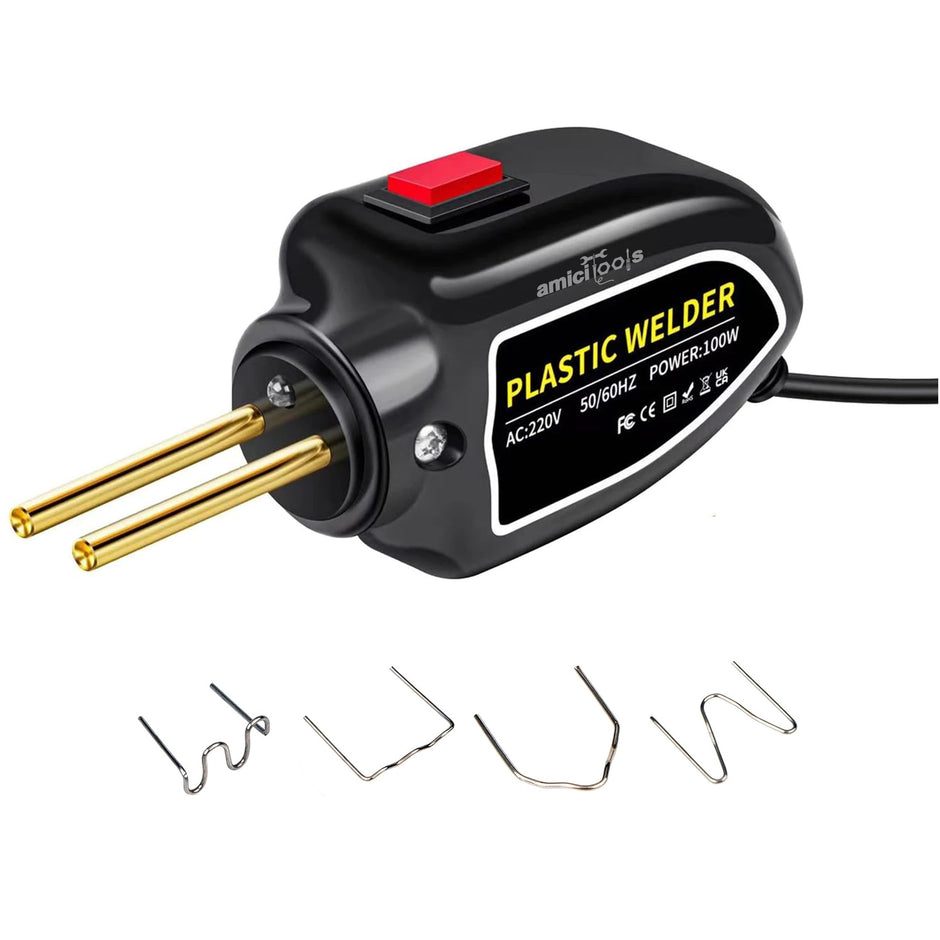 Car Bumper Repair Welder Tool & Staples Kit – 100W Plastic Welding Tool