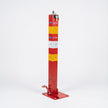 Heavy Duty Folding Parking Barrier Lock with Keys & Foot Quick-Deploy for Home, Office & Private Driveways