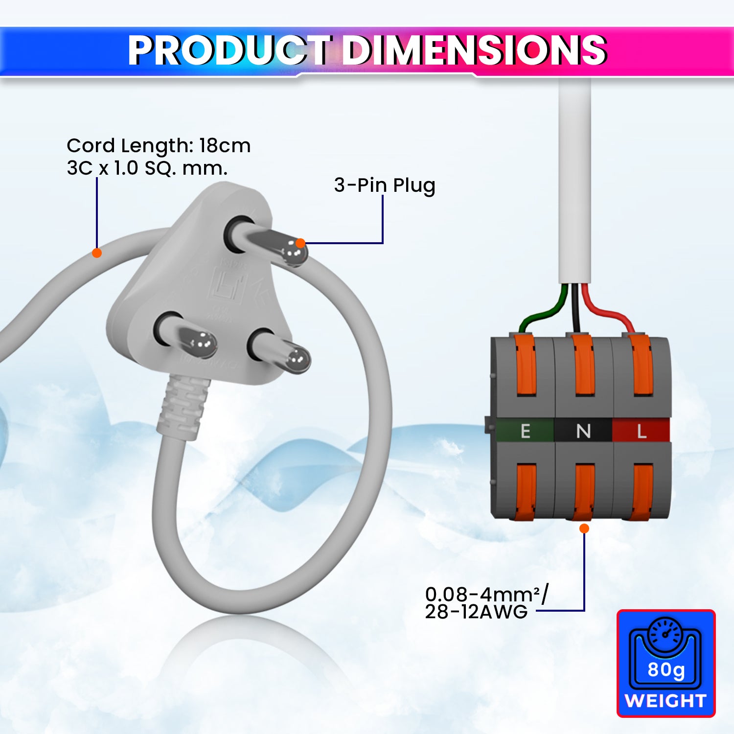 Secure Connect Plug Top-Wire Connector | Safe Alternative to Bare-Wire Connector amiciKart