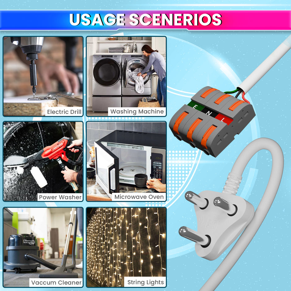 Secure Connect Plug Top-Wire Connector | Safe Alternative to Bare-Wire Connector amiciKart