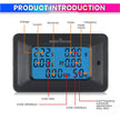 Digital Energy Meter with Blue Backlight Multifunction Power Meter for Voltage, Current, Frequency & Energy Monitoring (AC 5KW 20A)