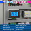 Digital Energy Meter with Blue Backlight Multifunction Power Meter for Voltage, Current, Frequency & Energy Monitoring (AC 5KW 20A)