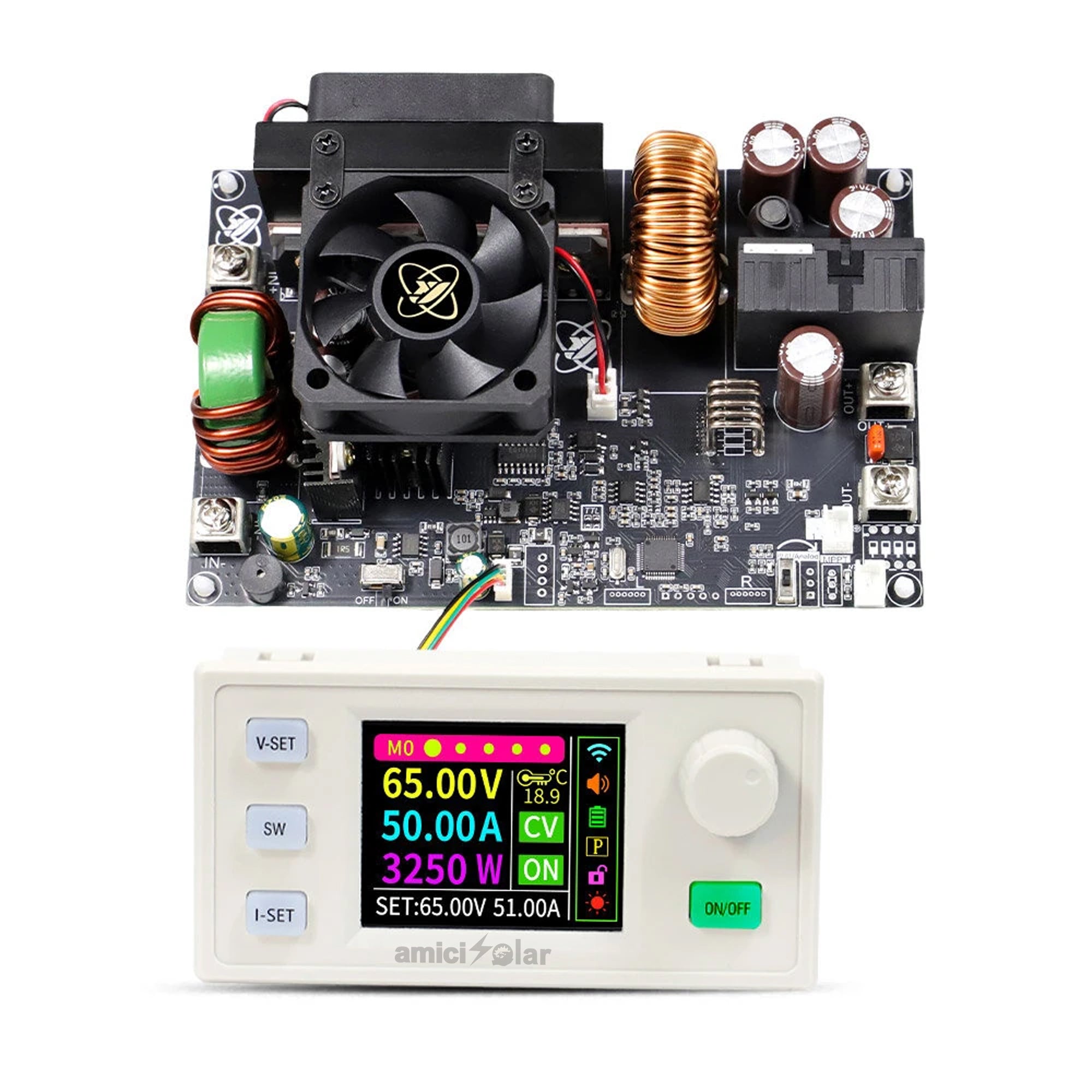 XY6550S CNC DC Adjustable Power Supply Step-Down Module 3250W 65V 50A with 0.01V/0.01A Precision Control
