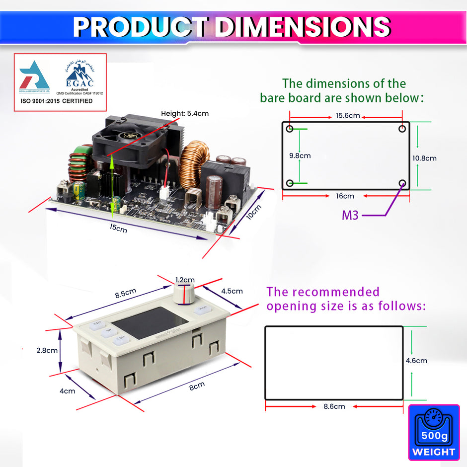 XY6550S CNC DC Adjustable Power Supply Step-Down Module 3250W 65V 50A with 0.01V/0.01A Precision Control