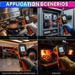 Infrared Thermometer for Industrial Use, -50°C to 600°C Laser Temperature Gun with Fast Measurement