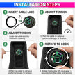 No-Tie Swivel Shoelace Fastener for Sneakers – Quick Lock Rotating Buckles, Adjustable Stretch Laces, Hassle-Free Fit