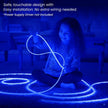 Blue Waterproof LED Rope Light 18M Energy-Efficient Lights for Home, Events & Décor Flexible Strip with 120 LEDs/m