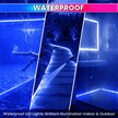 Blue Waterproof LED Rope Light 18M Energy-Efficient Lights for Home, Events & Décor Flexible Strip with 120 LEDs/m