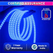 Blue Waterproof LED Rope Light 18M Energy-Efficient Lights for Home, Events & Décor Flexible Strip with 120 LEDs/m