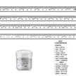 Self-Adhesive Tape Measure Ruler 200 cm / 79 Inch | Sticky Measuring Scale  (Pack of 2)