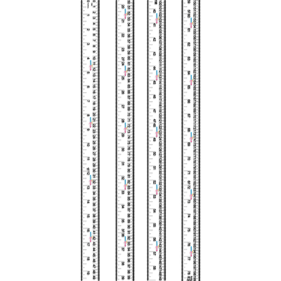 Self-Adhesive Tape Measure Ruler 200 cm / 79 Inch | Sticky Measuring Scale  (Pack of 2)