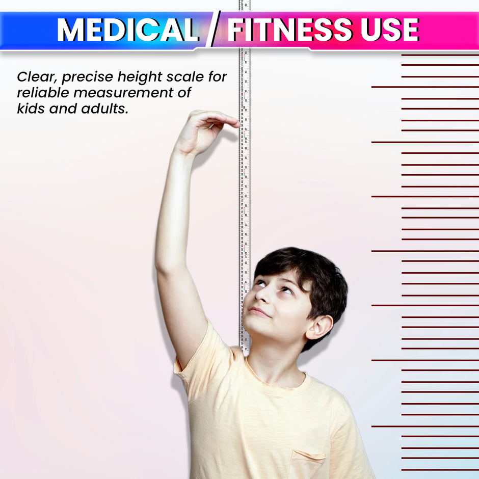 Self-Adhesive Tape Measure Ruler 200 cm / 79 Inch | Sticky Measuring Scale  (Pack of 2)