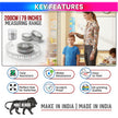 Self-Adhesive Height Measuring Tape Ruler 200 cm / 79 Inch  (Pack of 2)
