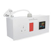 Energy Meter Socket Board with 6-in-1 Digital Voltage Monitoring 6A Socket Board with Indicator & 6A Switch with Durable 4-Inch Wire amiciKart