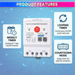 230V AC 30A Bluetooth Programmable Timer Switch DIN Rail Mounted