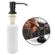 ABS Kitchen Sink Soap Dispenser with 360° Rotating Pump & 300ml Bottle (Black)