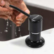 ABS Kitchen Sink Soap Dispenser with 360° Rotating Pump & 300ml Bottle (Black)