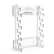 Premium Clear Acrylic Drum Stick Holder Wall Mount – Holds Up to 8 Pairs of Drumsticks