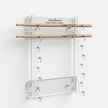 Premium Clear Acrylic Drum Stick Holder Wall Mount – Holds Up to 8 Pairs of Drumsticks