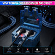Waterproof Power Socket, 6/16Amp Outdoor Electric Switch Socket Box IP66