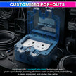 Waterproof Power Socket, 6/16Amp Outdoor Electric Switch Socket Box IP66