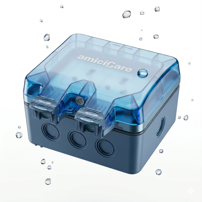 Waterproof Power Socket, 6/16Amp Outdoor Electric Switch Socket Box IP66