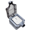 amiciCare standard single outdoor socket box