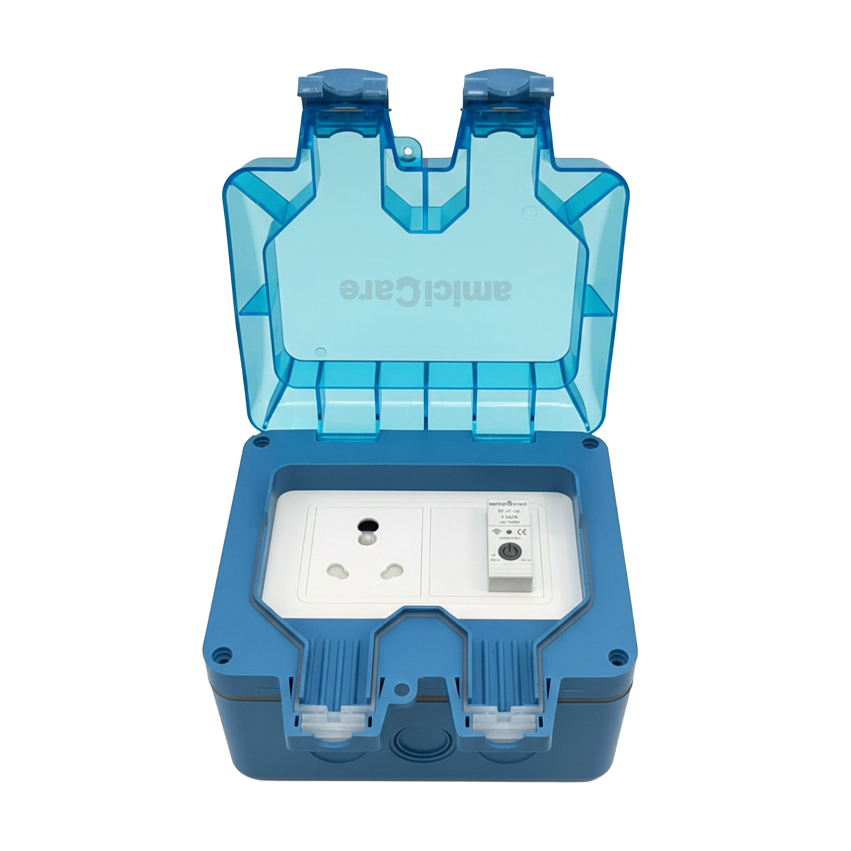 amiciCare WiFi socket box open product view