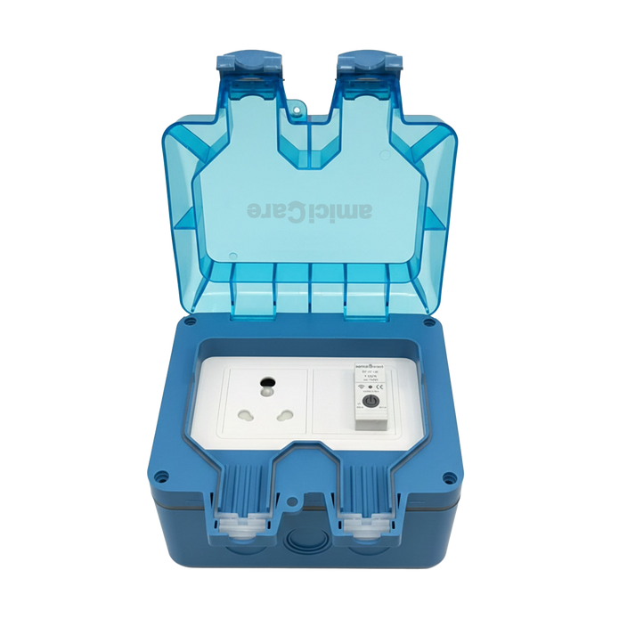 amiciCare WiFi socket box open product view