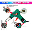 Electric Soldering Iron, 80W Auto-Feeder Welding Tool with Adjustable Temperature