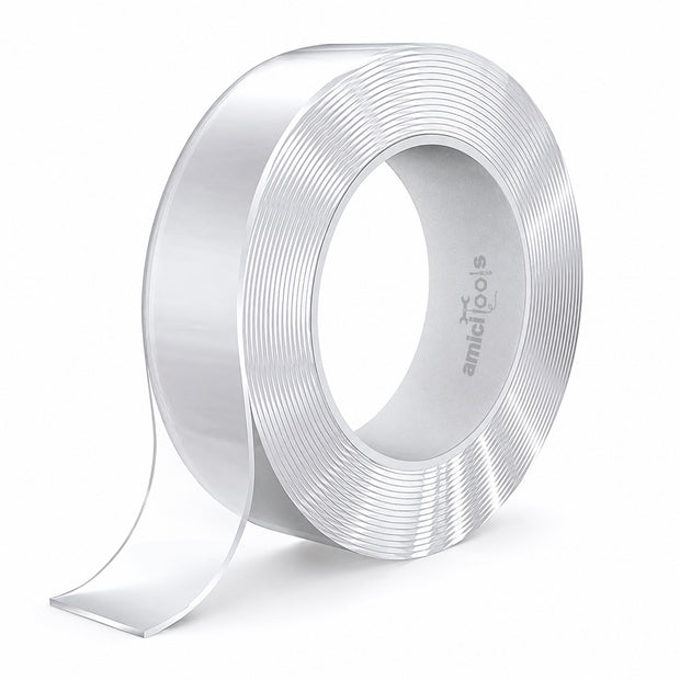 Double Sided Transparent Adhesive Tape Heavy Duty Glue Weatherproof (20mm X 3mtr)