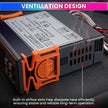 ZFX-7016K Digital Temperature Controller 220V 30A with K-Type Thermocouple Sensor