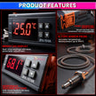 ZFX-7016K Digital Temperature Controller 220V 30A with K-Type Thermocouple Sensor