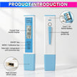 4-in-1 Bluetooth Water Quality Tester | Digital TDS & EC Meter with Temp & Humidity Monitoring | App Connected