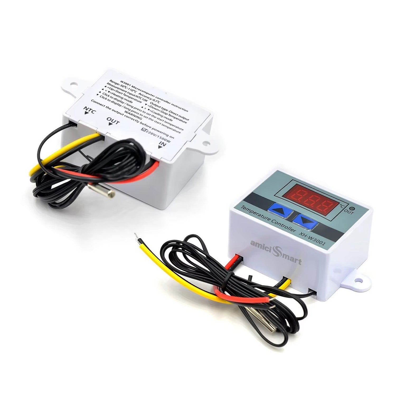 Intelligent Digital Thermostat AC 220V 1500W Temperature Controller Switch