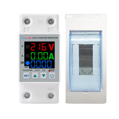 Digital energy meter with protective mount