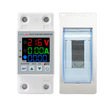 Digital energy meter with protective mount