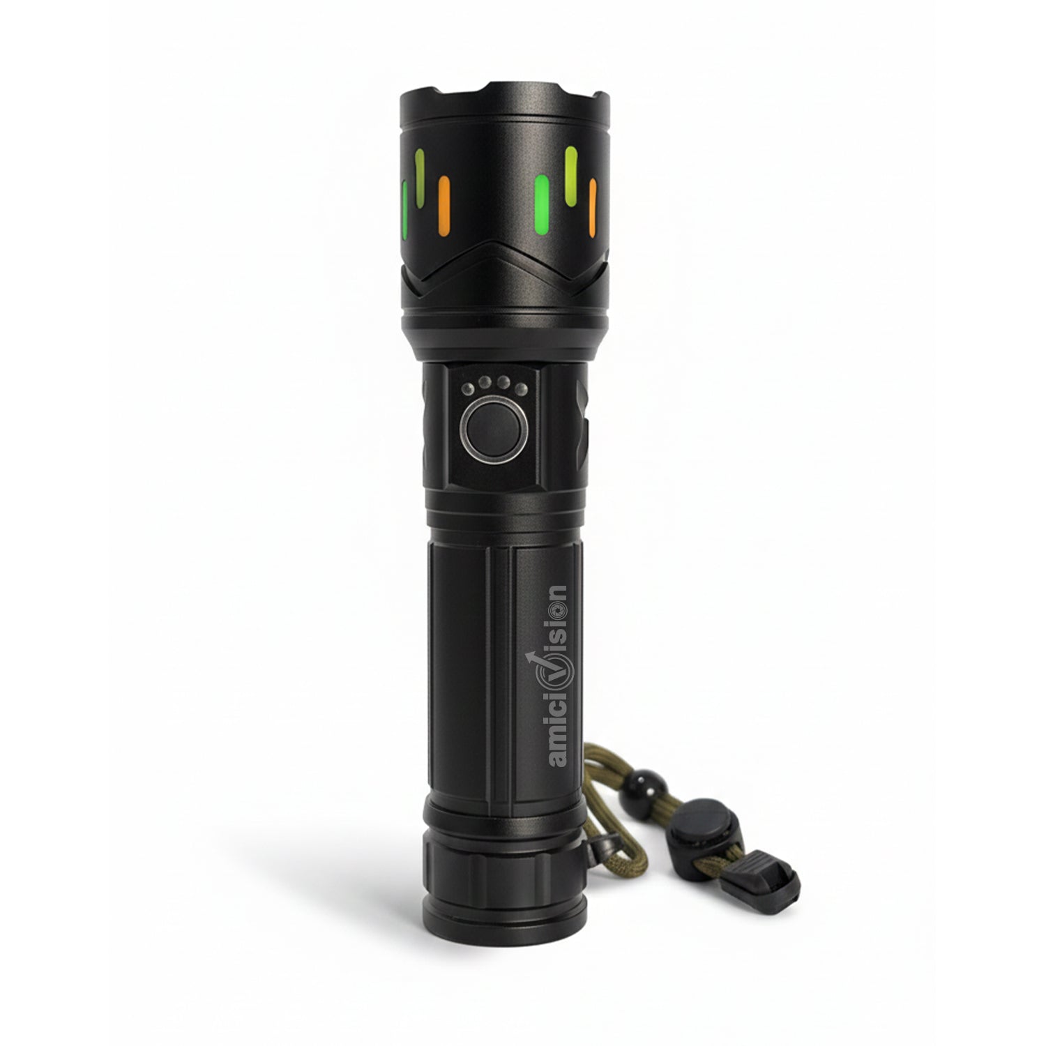Rechargeable LED Torch with 5000mAh Battery | High Power Flashlight with 5 Light Modes
