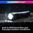 Rechargeable LED Torch with 5000mAh Battery | High Power Flashlight with 5 Light Modes