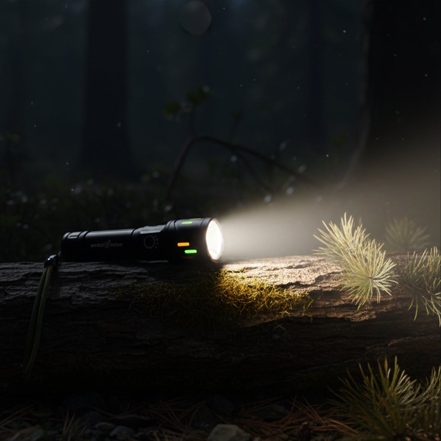 Rechargeable LED Torch with 5000mAh Battery | High Power Flashlight with 5 Light Modes